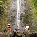 waterfall hawaii oahu hiking