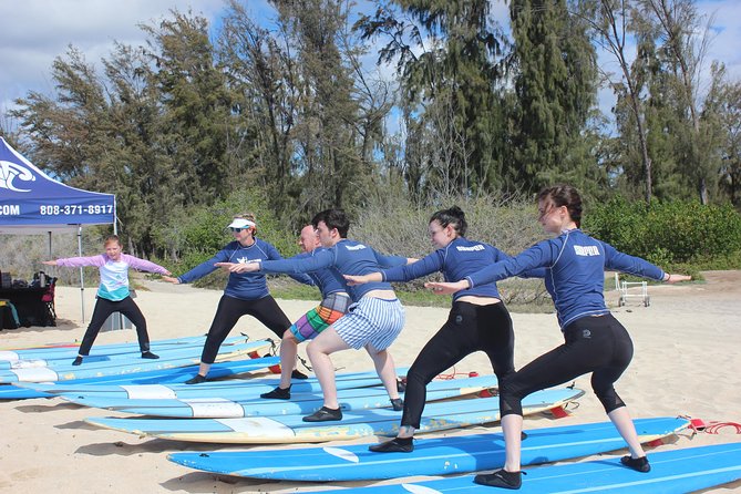 surf lessons beach longboards hawaii