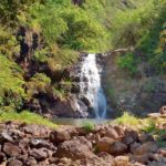 waterfall north shore oahu hawaii
