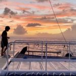 moana sailing company catamaran sunset oahu hawaii